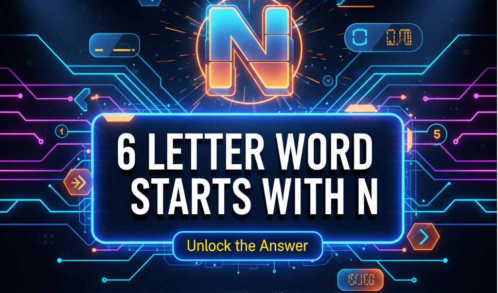 6 letter word starts with N