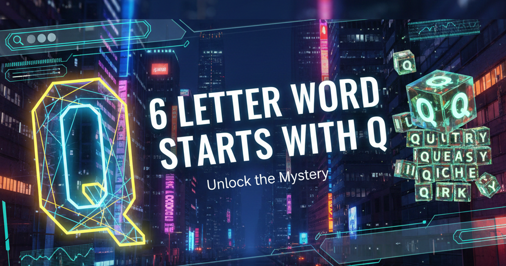 6 letter word starts with Q