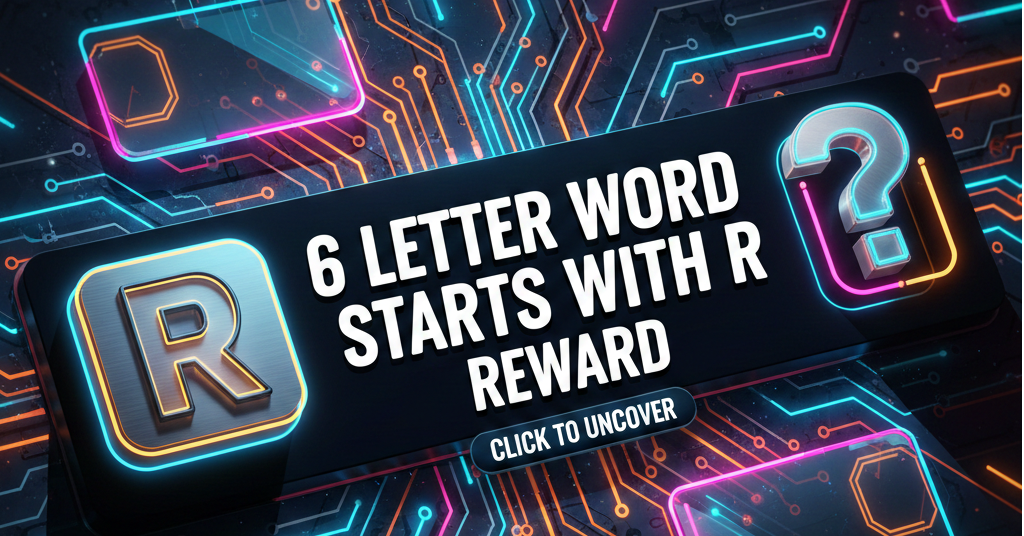 6 letter word starts with R