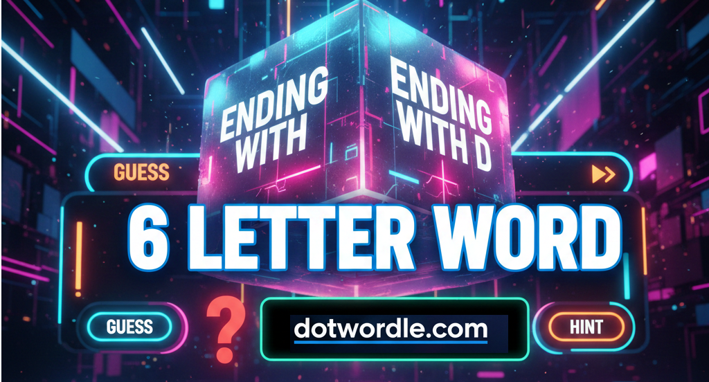 6 letter word Ending With D
