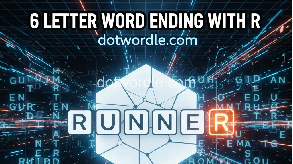 6 letter word Ending With R