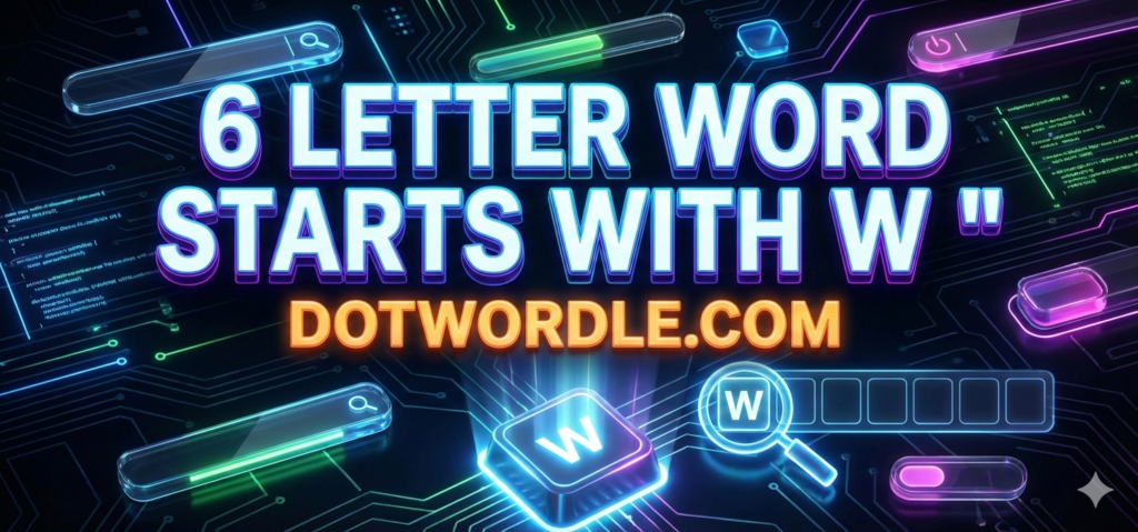 6 letter word starts with W