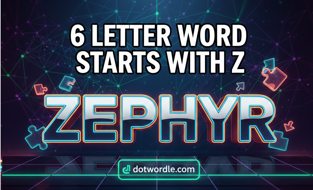 6 letter word starts with Z