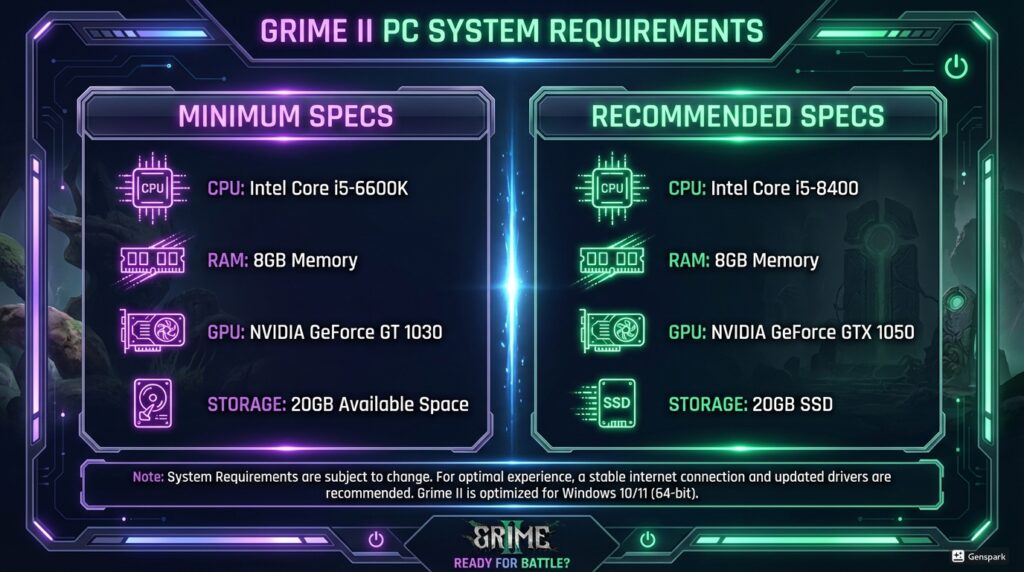 PC System Requirements